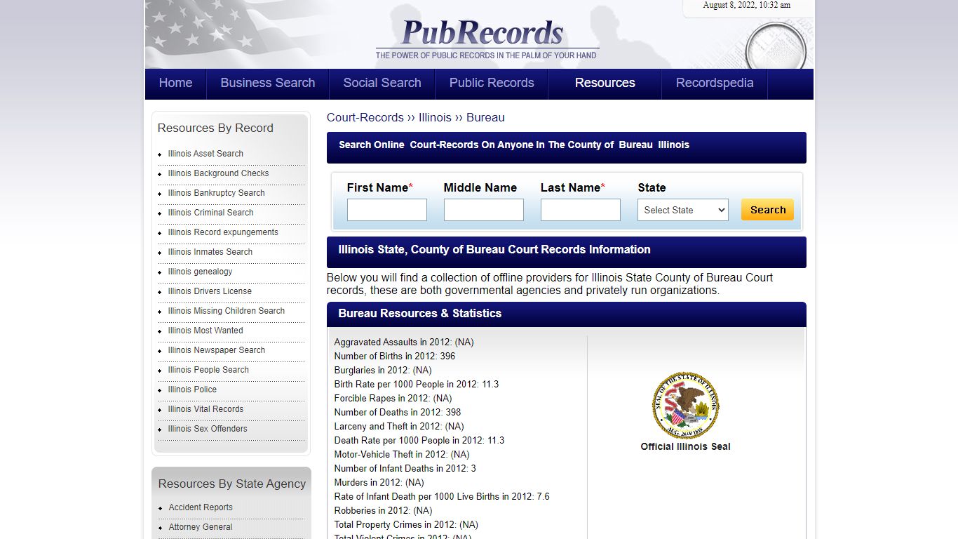 Bureau County, Illinois Court Records